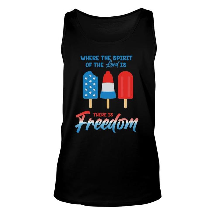 Fourth Of July Popsicles Unisex Tank Top