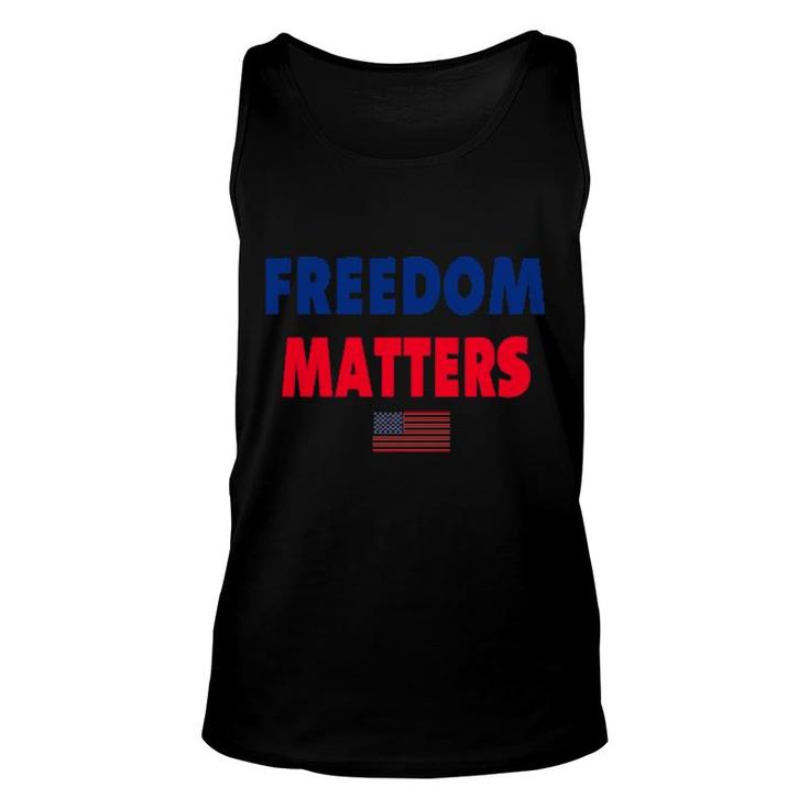  Freedom Matters  Unisex Tank Top