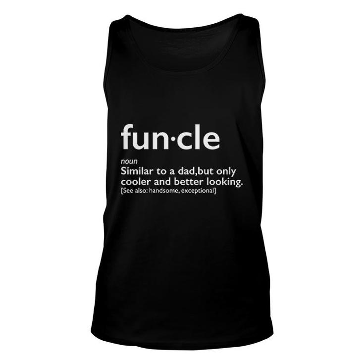 Funcle Gift For Uncle Graphic Unisex Tank Top