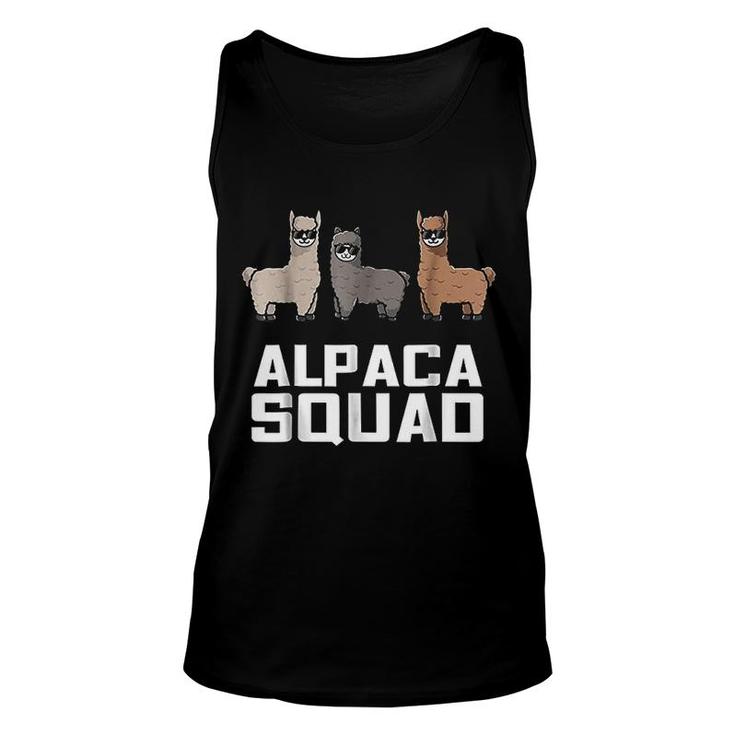 Funny Alpaca  For Alpaca Squad Lovers Unisex Tank Top