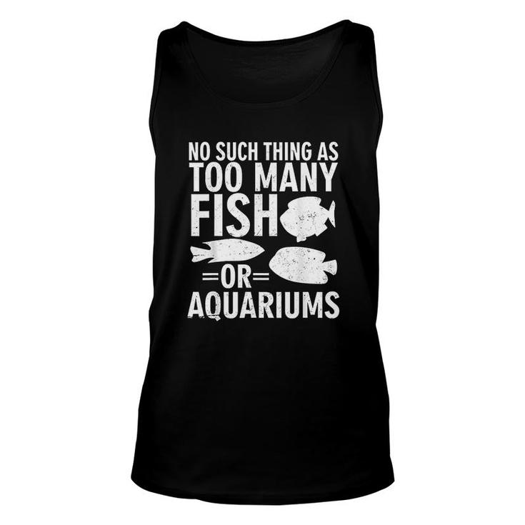 Funny Aquarium Fish Lover Unisex Tank Top