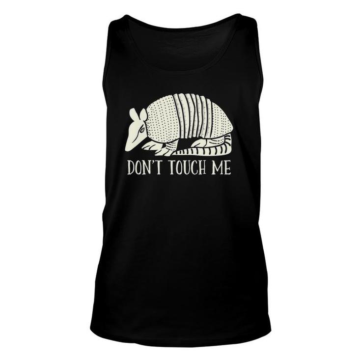 Funny Armadillo Don't Touch Me Graphic Pullover Unisex Tank Top