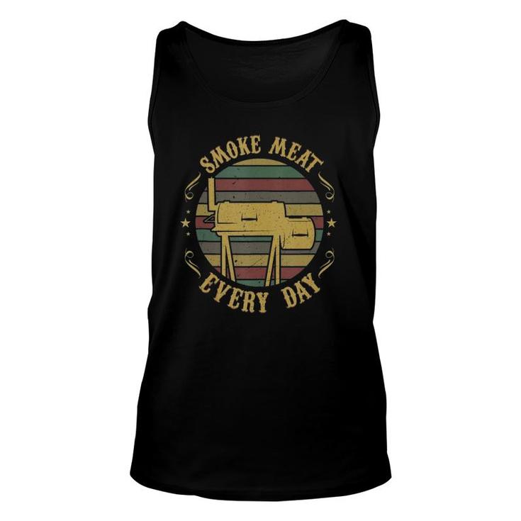 Funny Bbq Pit Accessory Gift Idea For Dad Meat Smoking Unisex Tank Top
