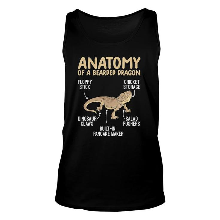 Anatomy Of A Komodo Dragon The Bearded Dragon T-Shirt