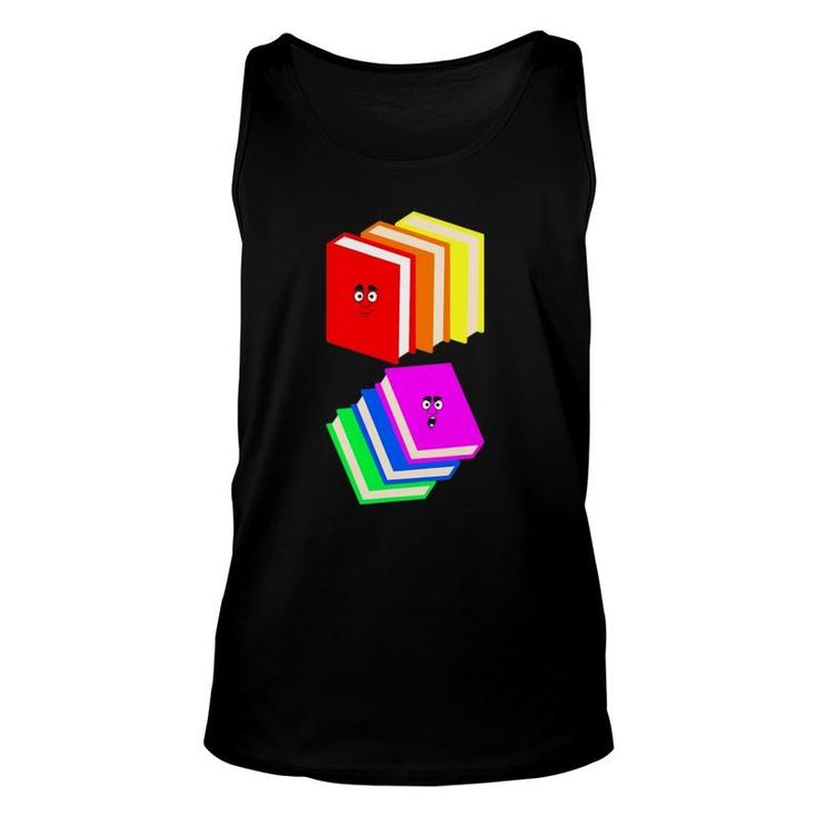 Funny Book Lover Gift Reading Book Unisex Tank Top