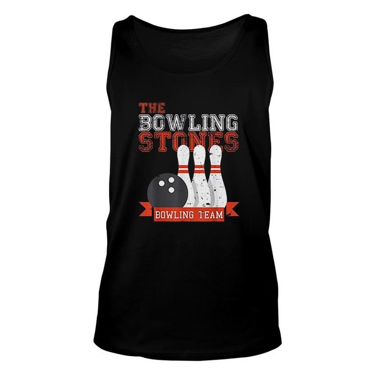 Funny Bowling Stones Team Gift Unisex Tank Top