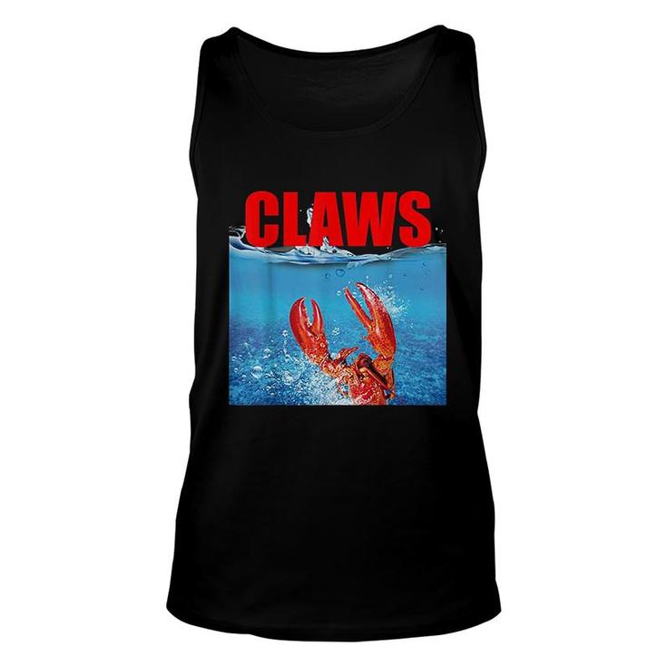 Funny Claws Lobster Crab Fishing Maine Unisex Tank Top