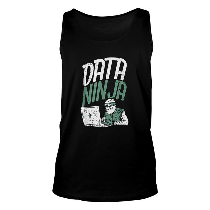 Funny Data Scientist Gift  Data Ninja Engineer Unisex Tank Top