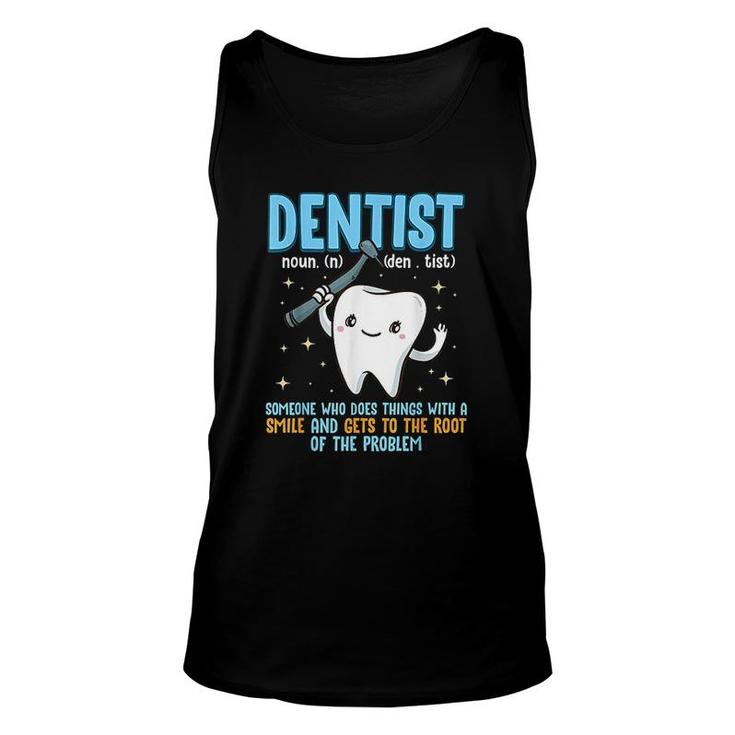 Funny Dentist Dental Hygienist Gift Dentistry Tooth Unisex Tank Top