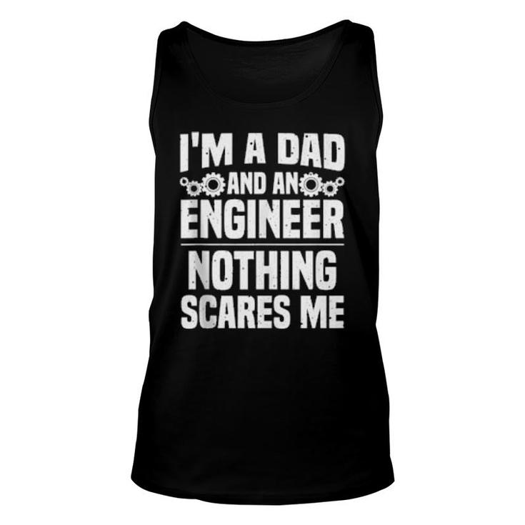 Funny Engineer Dad Art Father Day Engineerings  Unisex Tank Top