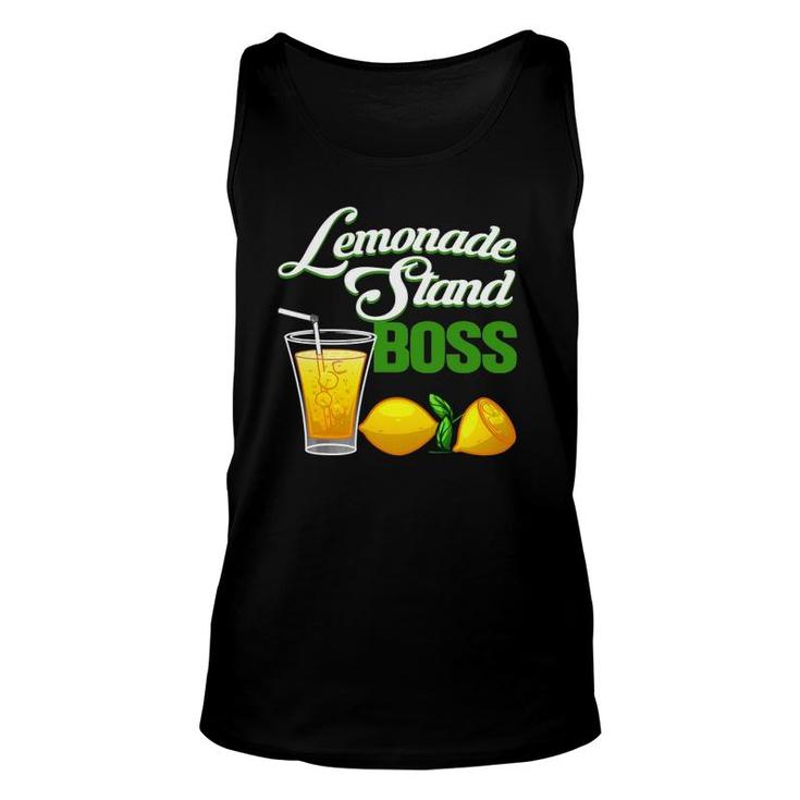 Funny Lemonade Design For Lemon Juice Stand Boss Men Women Unisex Tank Top