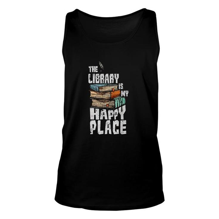 Funny Library  Reading Book Lover Gift Unisex Tank Top