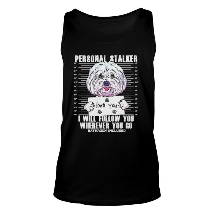 Funny Maltese Malshi Dog Lover Quote Gift For Dad & Mom Unisex Tank Top