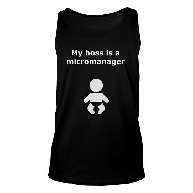 Funny Mother Father Mom Dad Baby Boss Sahm Unisex Tank Top