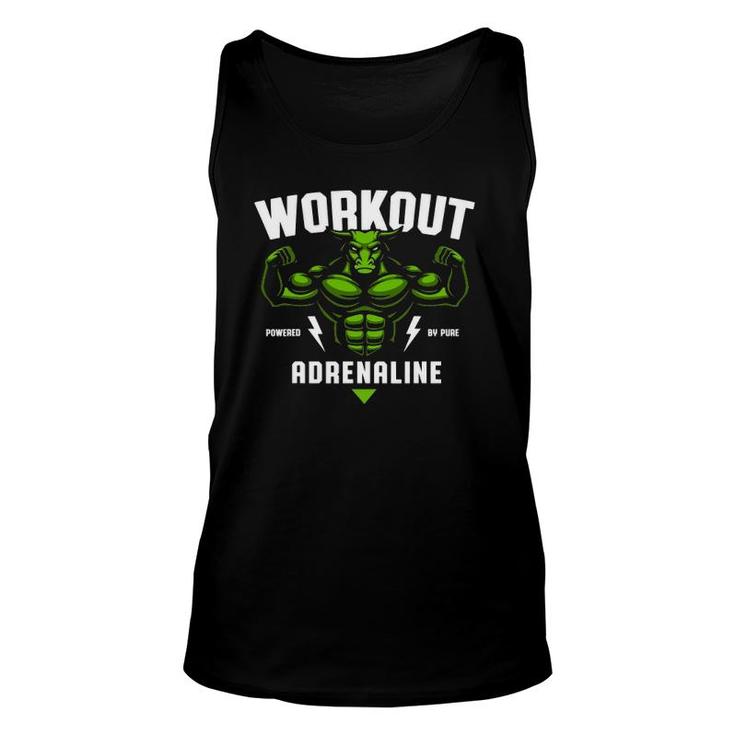 Funny Motivational Workout Apparel Weightlifting Gym Men's Unisex Tank Top