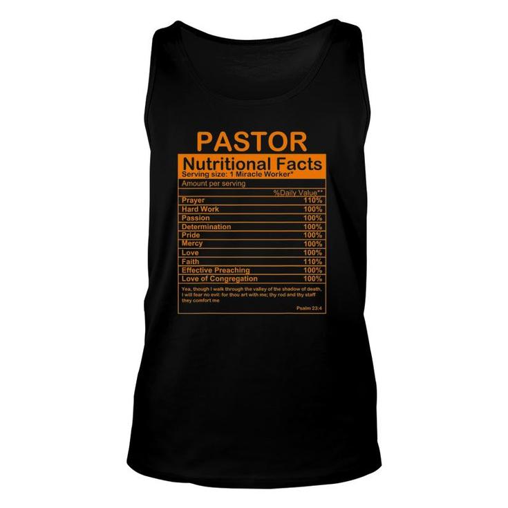 Funny Pastor Appreciation Gift For Men Women Cool Preacher Unisex Tank Top