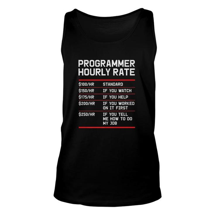 Funny Programmer It Support Coder Gift Unisex Tank Top