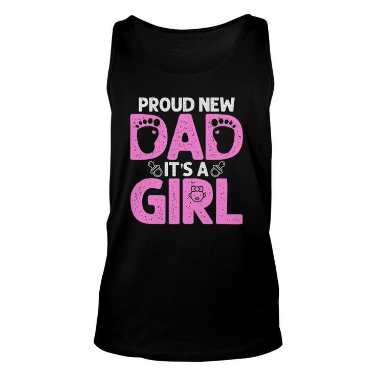 Funny Proud New Dad Gift For Men Father's Day It's A Girl Unisex Tank Top