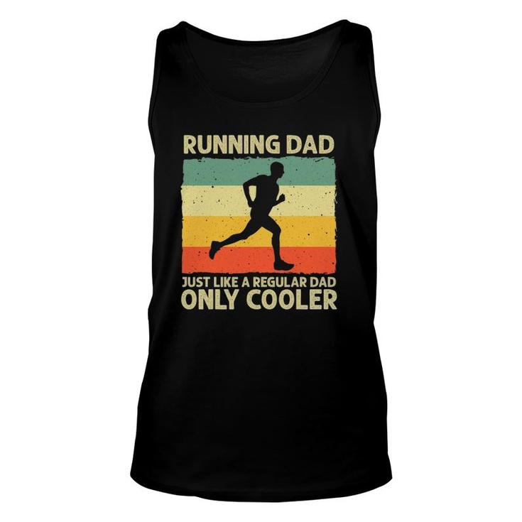 Funny Running For Men Dad Marathon Runner Coach Marathoner Unisex Tank Top