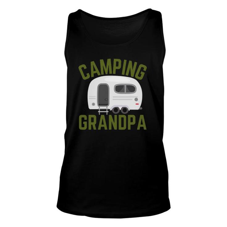 Funny Rv Camping Grandpa Father's Day Camper Unisex Tank Top