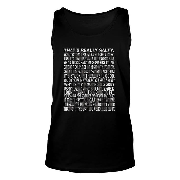 Funny Thats What She Said With Phrases Unisex Tank Top