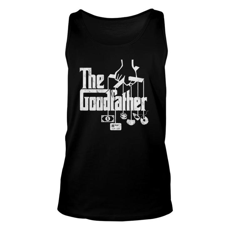 Funny The Goodfather Father's Day Distressed Look Unisex Tank Top