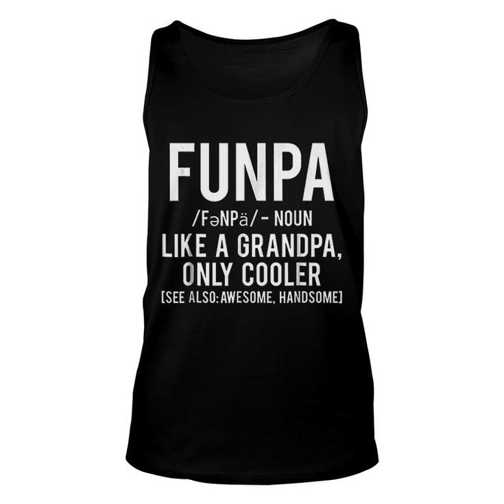 Funpa Funny Grandpa Unisex Tank Top