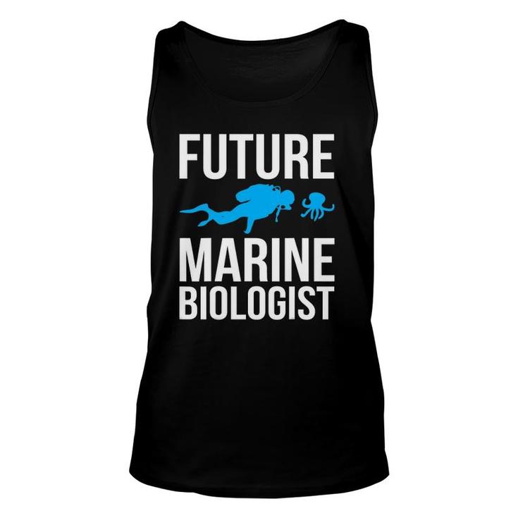 Future Marine Biologist Gift For Students Sea Life Unisex Tank Top
