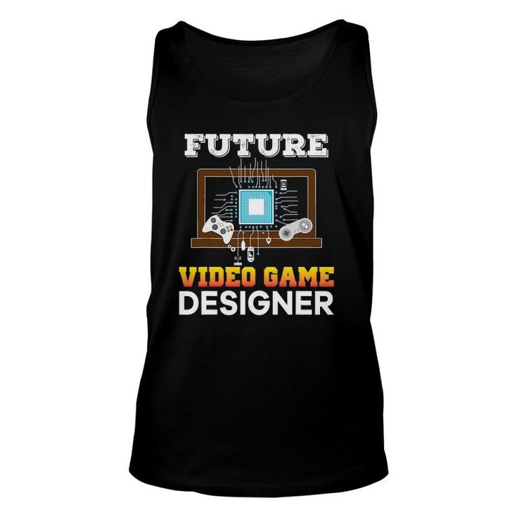 Future Video Game Designer Controller Gamer Console Unisex Tank Top