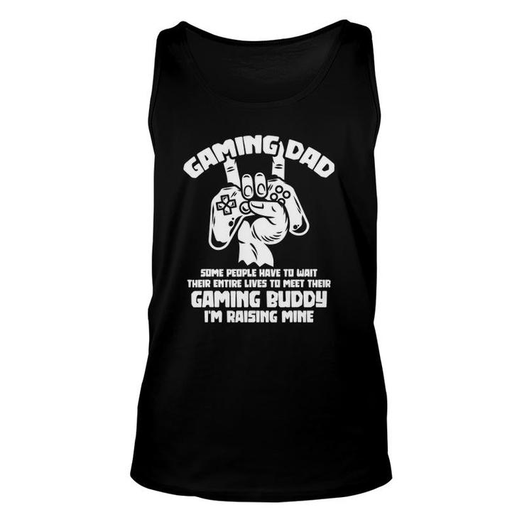 Gaming Dad Video Gamer Daddy Father's Day Gift Gaming Unisex Tank Top
