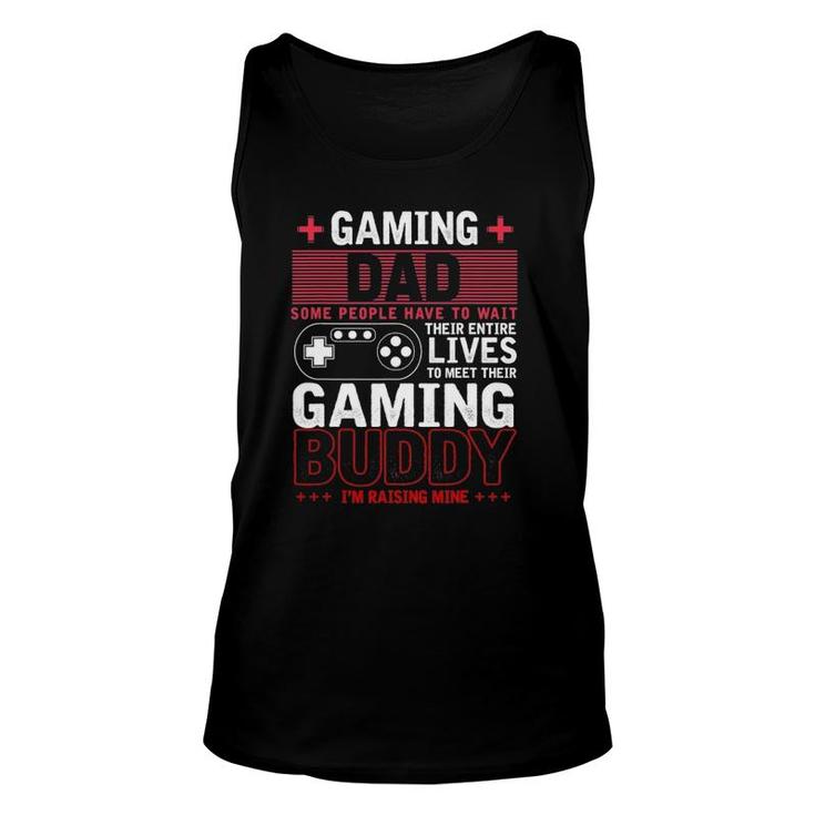 Gaming Dad Video Games Father's Day Gamer Gift Gaming Unisex Tank Top