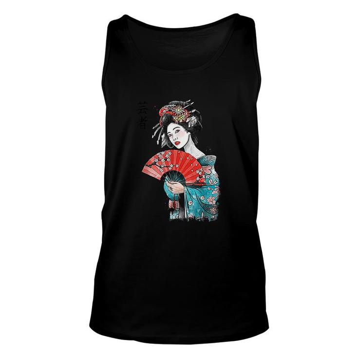 Geisha Unisex Tank Top