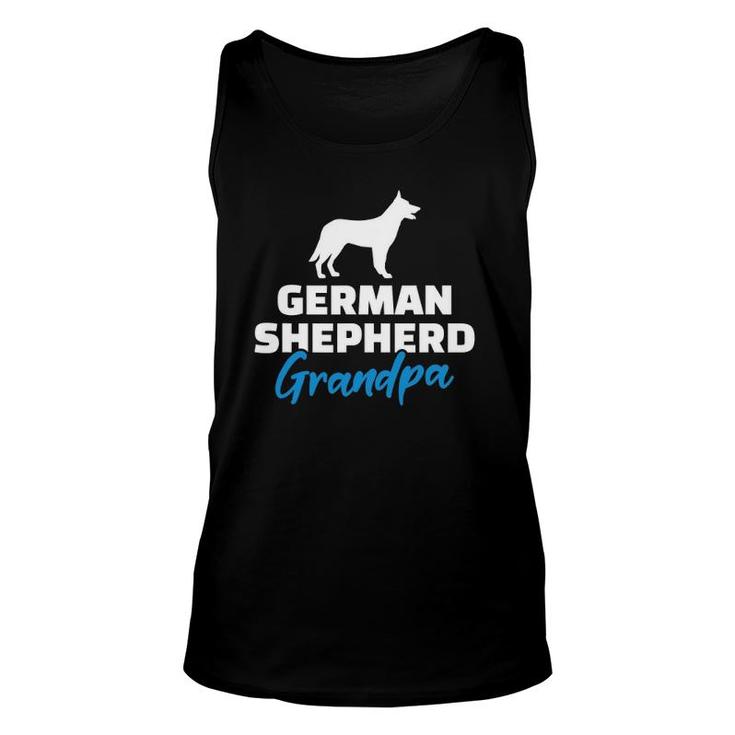 German Shepherd Grandpa Pet Lover Unisex Tank Top