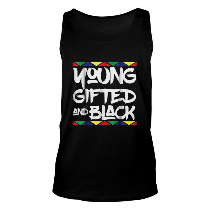 Gifted Young Black Beautiful African Pride History My Black Is Beautiful Unisex Tank Top