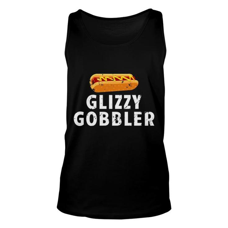 Glizzy Gobbler Meme Gladiator Gang Hot Dog Pullover Unisex Tank Top