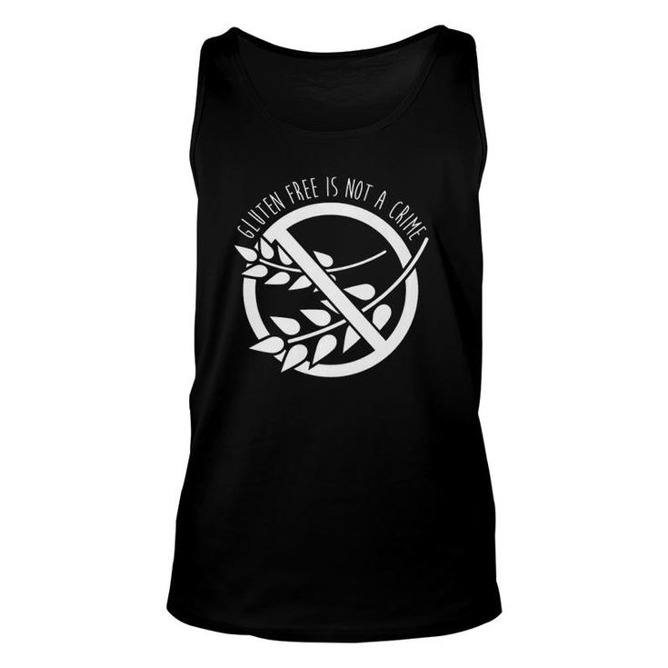 Gluten Free Is Not A Crime  Unisex Tank Top
