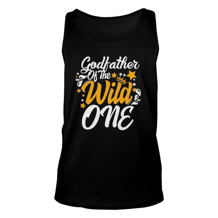Godfather Of The Wild One 1St Birthday Party First Thing Men Tank Top