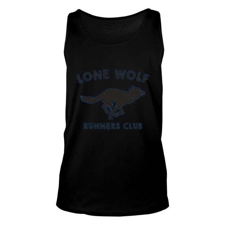 Gone For A Run Runner Lone Wolf Unisex Tank Top