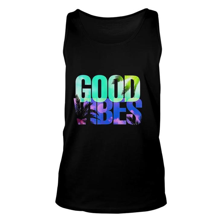 Good Vibes Positive Vibes Only Unisex Tank Top