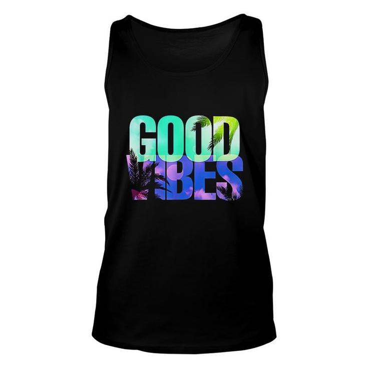 Good Vibes Positive Vibes Only Unisex Tank Top
