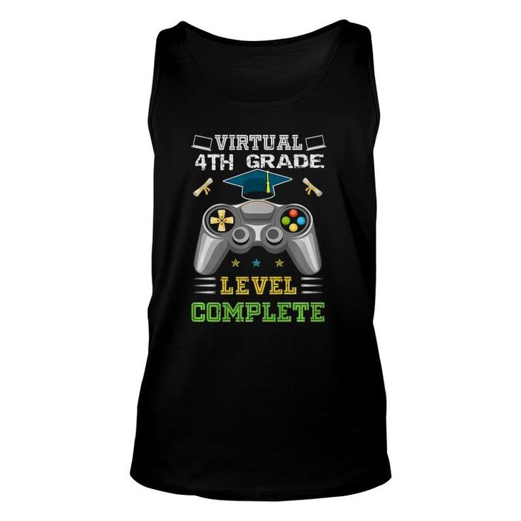 Graduation Virtual 4Th Grade Level Complete Gamer 2021  Unisex Tank Top