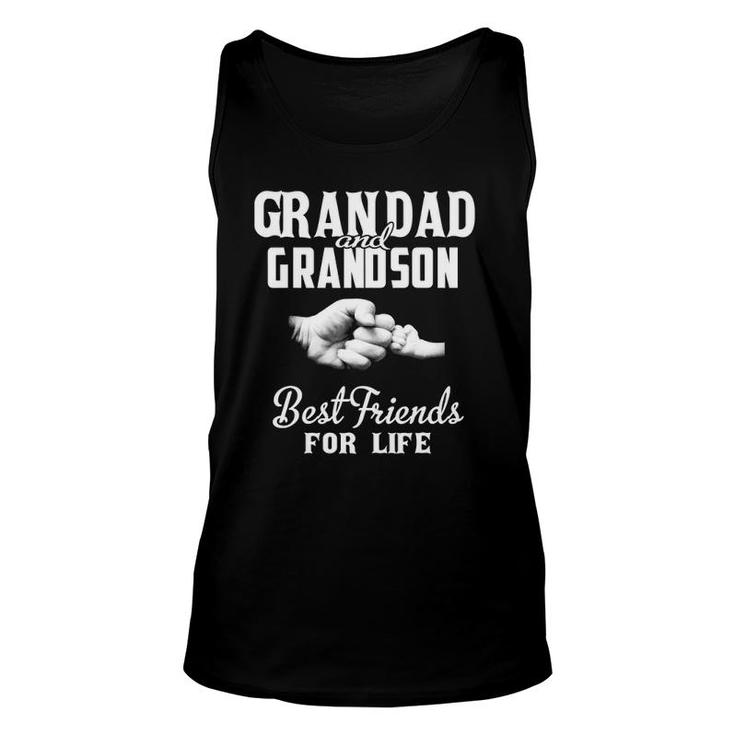 Grandad And Grandson Best Friends For Life Grandpa Gift Men Unisex Tank Top