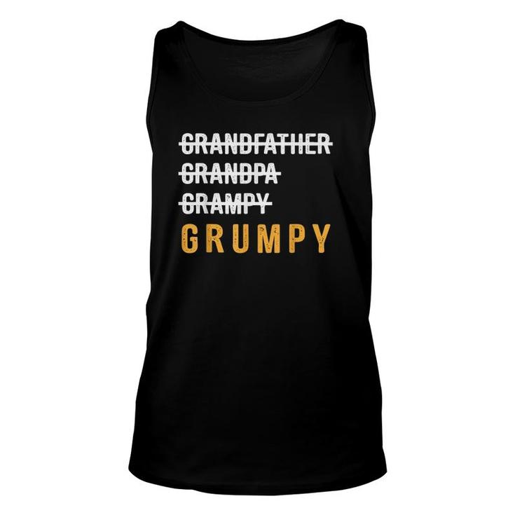 Grandfather Grandpa Grampy Grumpy Funny Unisex Tank Top