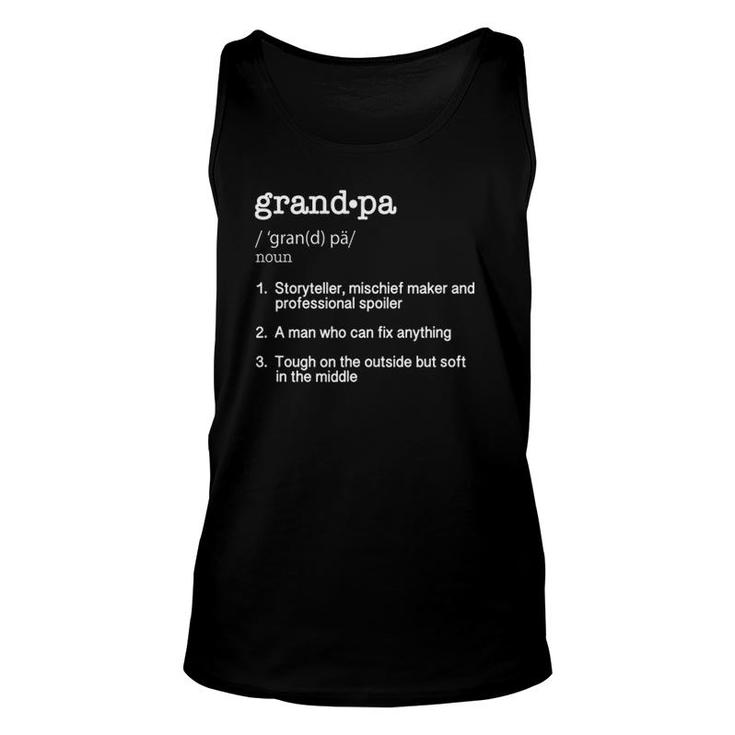 Grandpa Definition - Funny Father's Day Gift Unisex Tank Top
