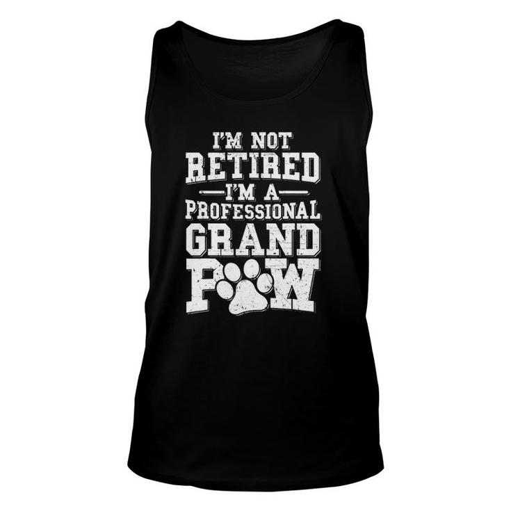 Grandpaw Dog Grandpa S Grand Paw Gifts Men Grandfather Unisex Tank Top