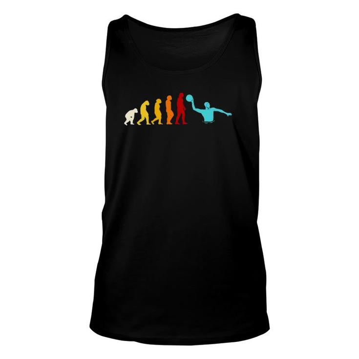 Great Water Polo Evolution Sport Gift Water Ball Player  Unisex Tank Top