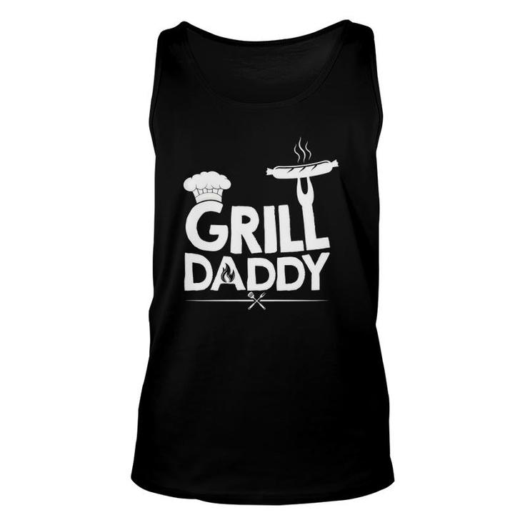 Grill Daddy Funny Grill Father Grill Dad Father's Day Unisex Tank Top