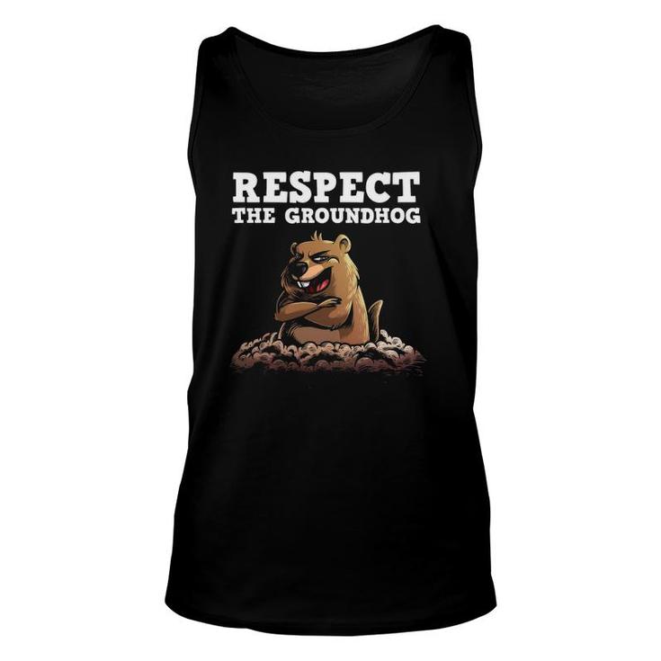 Groundhog For Men Women Groundhog Day Woodchuck Animal Tank Top