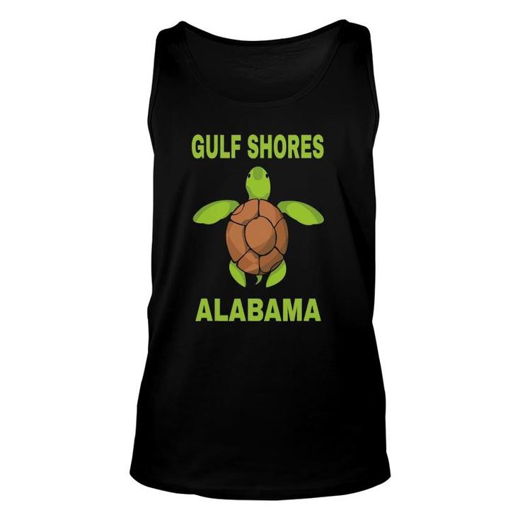 Gulf Shores Family Vacation Alabama Sea Turtle Gift Unisex Tank Top