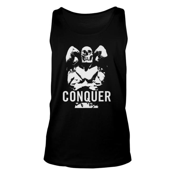 Gymreapers Conquer - Bodybuilding & Powerlifting Unisex Tank Top